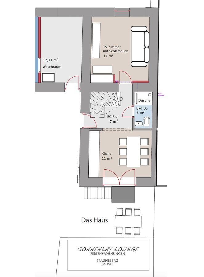 Sonnenlay Lounge - Studio & Ferienhaus Brauneberg Zewnętrze zdjęcie